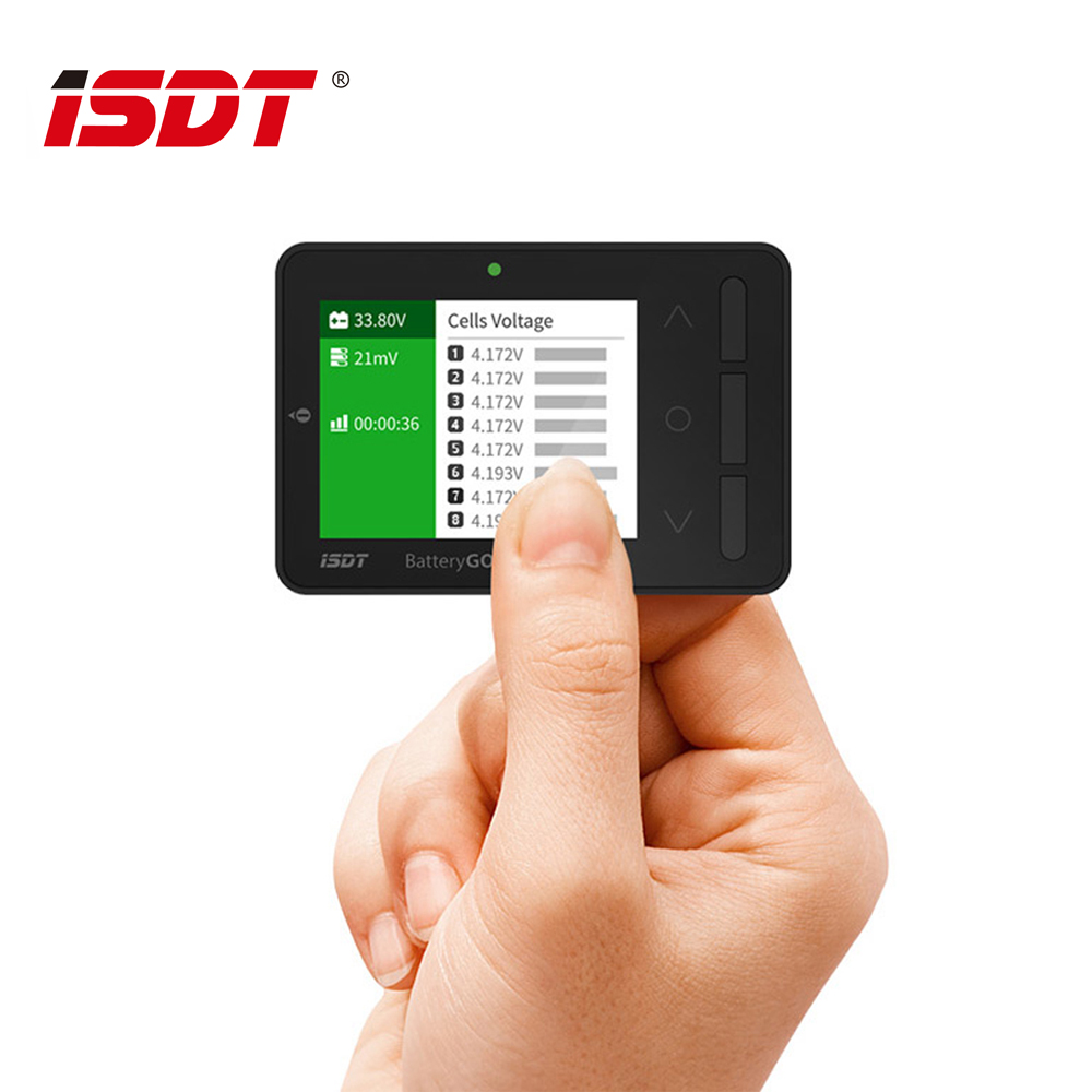 Drone Rc Signal - เครื่องตรวจสอบและปรับสมดุลแบตเตอรี่อัจฉริยะ ISDT BG-8S สำหรับแบตเตอรี่ LiPo LiHv