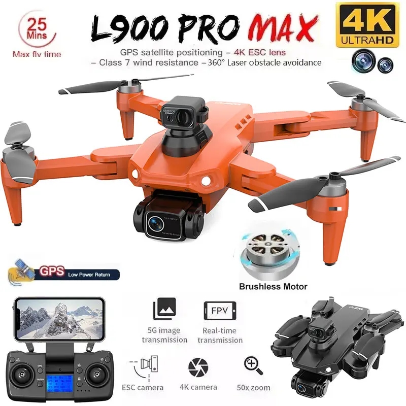 Drone Rc App - L900 Pro MAX GPS โดรน 4K