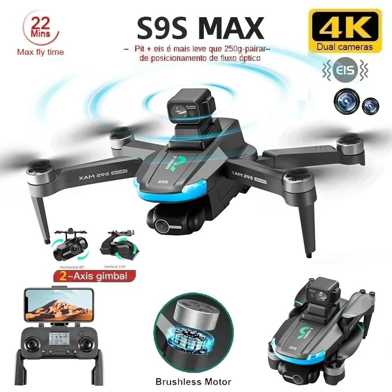 Drone Rc App - ใหม่S9S MAX MINI Drone 4K 2