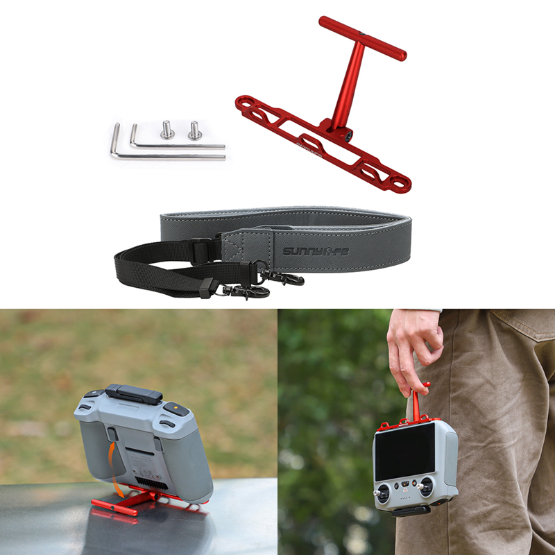Drone Dji Rc 2 - มือจับ2in1ขาตั้งตัวยึดสายรัดคล้องคอสำหรับรีโมทคอนโทรล RC2 RC พร้อมจอ DJI MINI