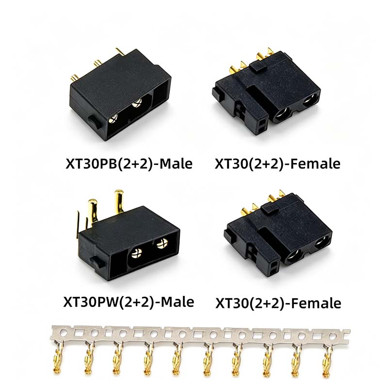 Drone Rc Signal - 5 ชิ้น ขั้วต่อ Amass XT30(2+2)-F XT30PB(2+2)-M