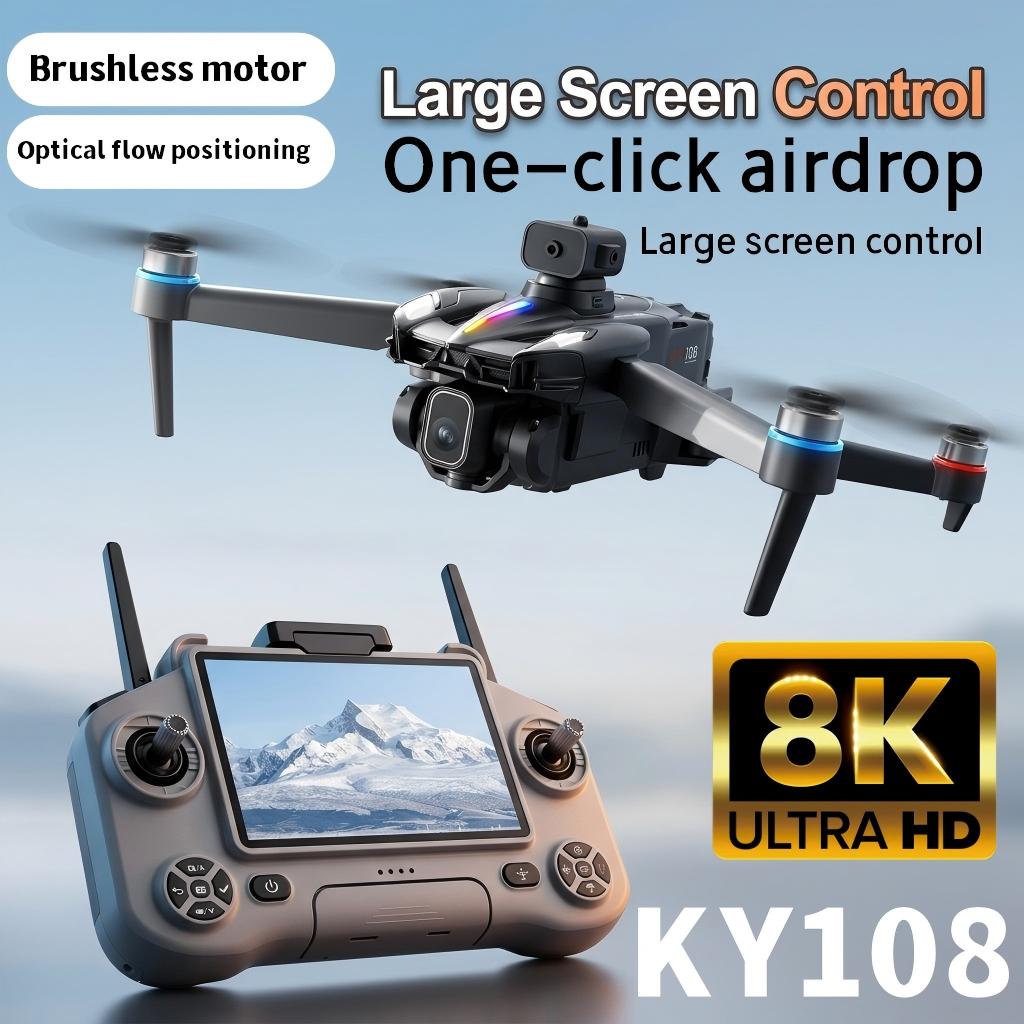 Drone Rc Signal - โดรน KY108 พับได้ ควบคุมด้วยคลื่นความถี่ 2.4 GHz