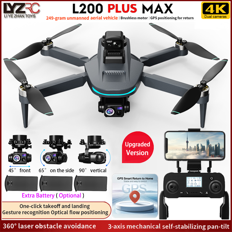 Drone App Rc Fpv - NEW L200 PLUS MAX GPS โดรน