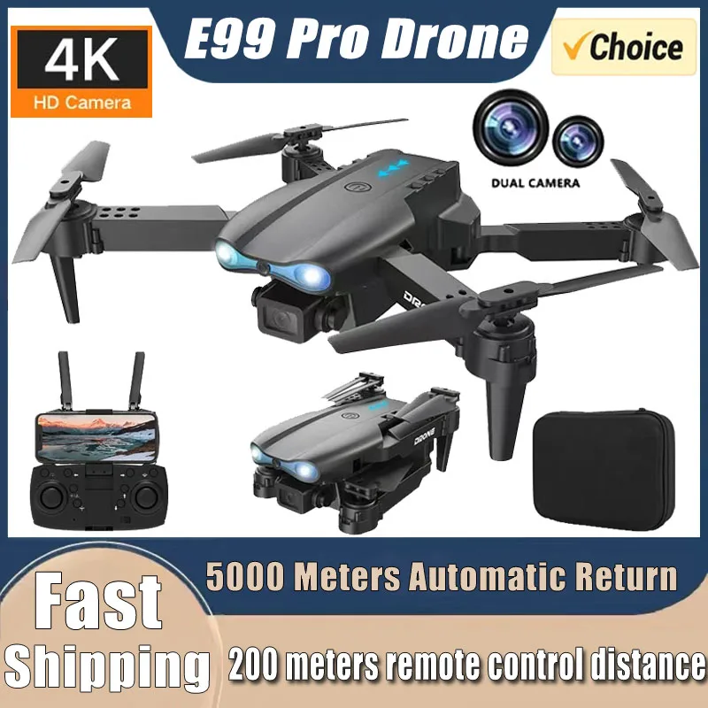 โดรนรุ่นใหม่ E99Pro RC 4K ระดั - Drone App Rc Fpv บทวิจารณ์และราคา