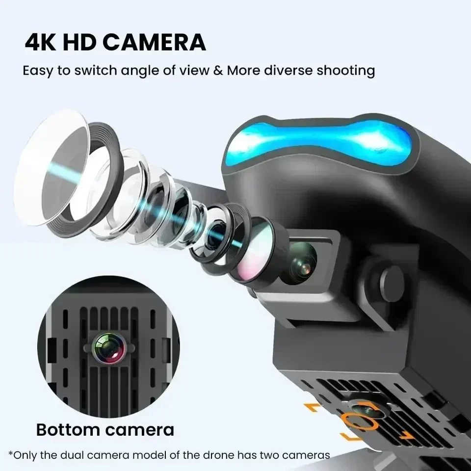 โดรนรุ่นใหม่ E99Pro RC 4K ระดั - Drone App Rc Fpv บทวิจารณ์และราคา