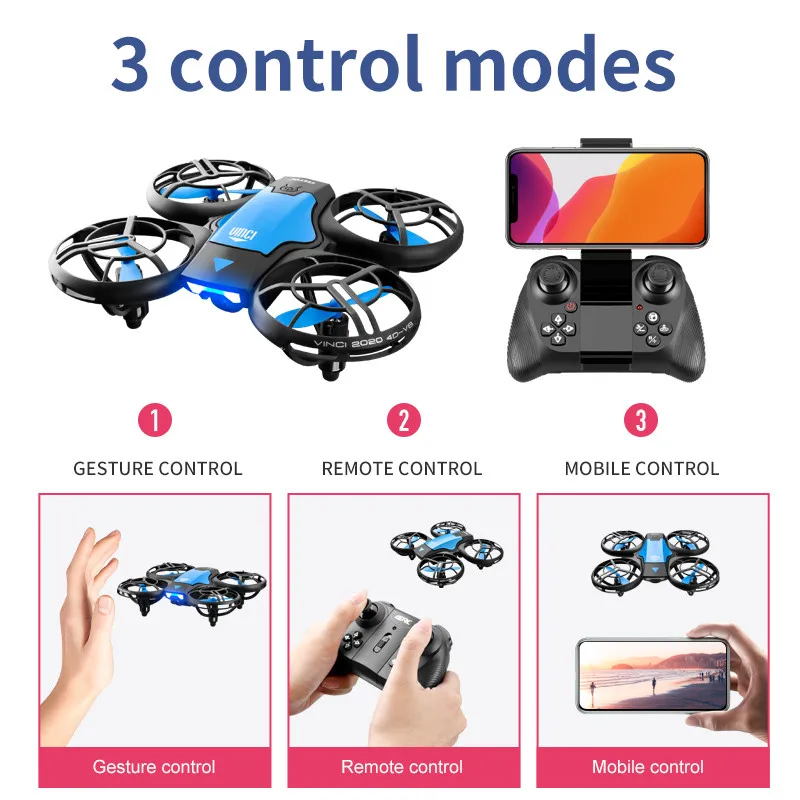 โดรน V8 รุ่นใหม่ขนาดเล็ก 4K ระ - Drone Rc App บทวิจารณ์และราคา