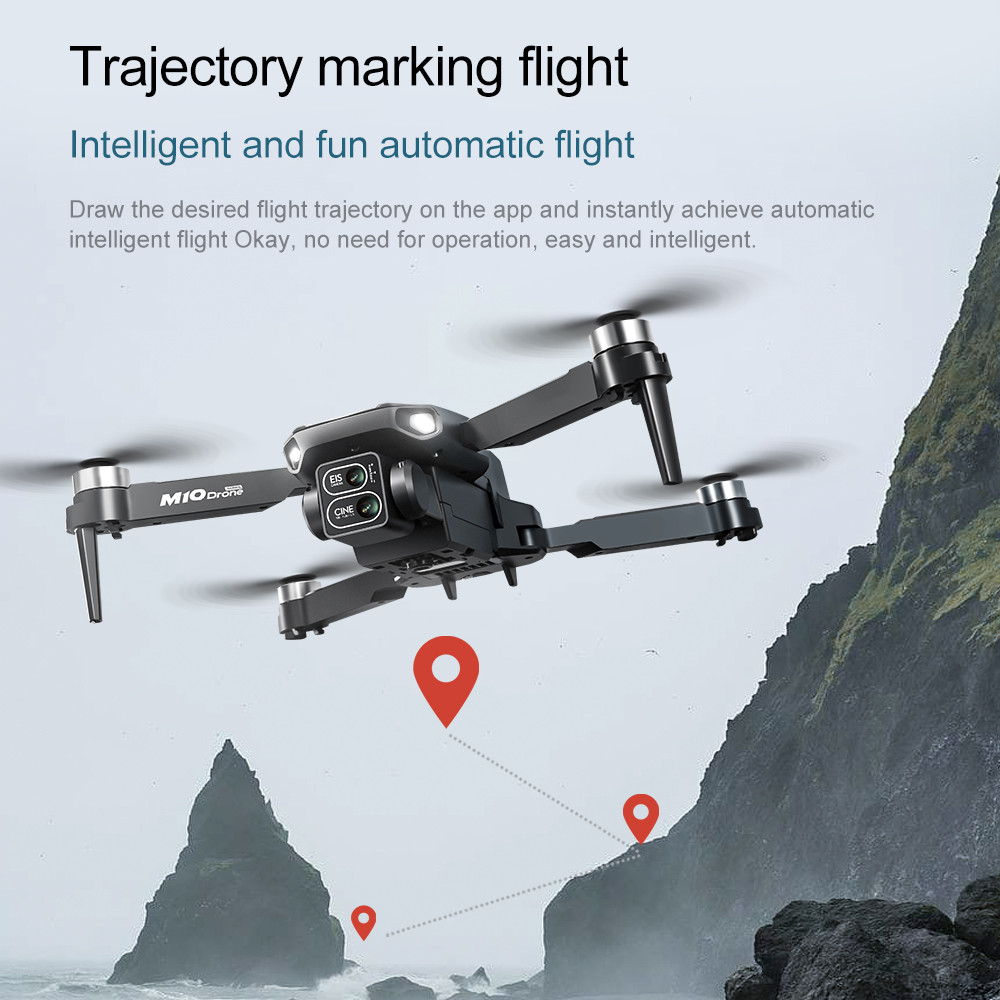 โดรนรุ่นดั้งเดิม M10 4K 5G HD  - Drone App Rc Fpv บทวิจารณ์และราคา