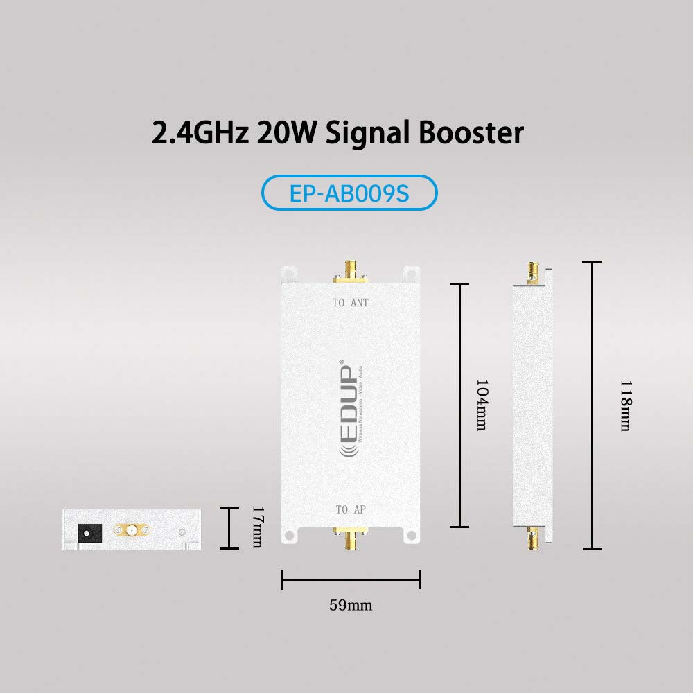 EDUP EP-AB009 2.4GHz 20W เครื่ - Drone Rc Signal บทวิจารณ์และราคา
