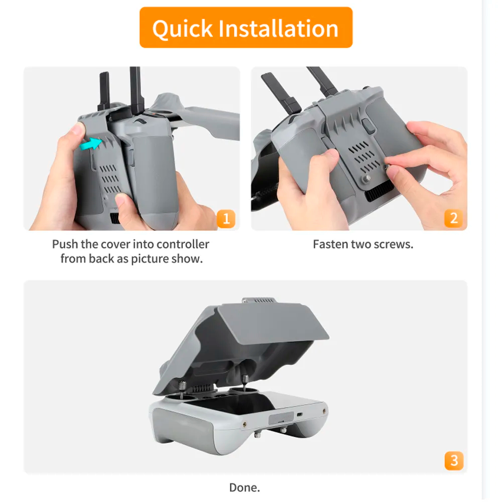 ฟิล์มกันรอยหน้าจอสำหรับรีโมทคอ - Drone Dji Rc 3 บทวิจารณ์และราคา