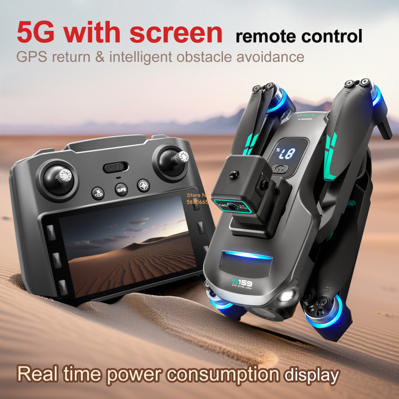 8K กล้องคู่ 5G WIFI FPV รีโมทค - Drone App Rc Fpv บทวิจารณ์และราคา