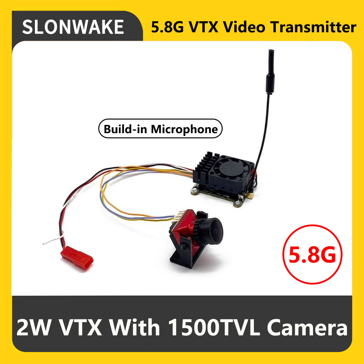 SLONWAKE 5.8G 2000mW FPV VTX ต - Drone Rc Receiver And Transmitter บทวิจารณ์และราคา