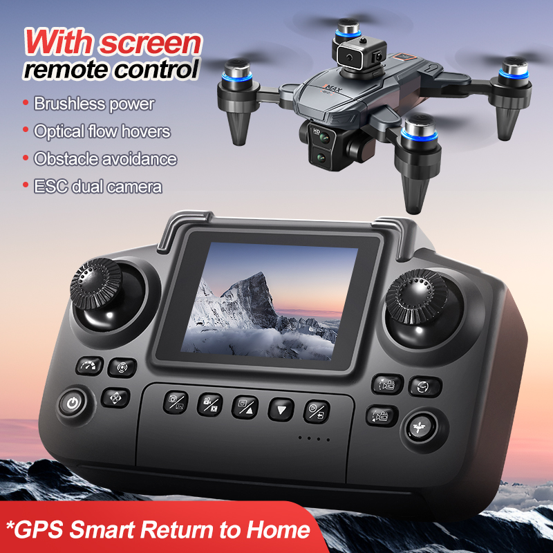 GPS RC Drone พร้อมหน้าจอ 4K Pr - Drone App Rc Fpv บทวิจารณ์และราคา