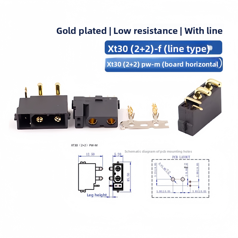 XT30(2+2) XT30PB/PW(2+2) ปลั๊ก - Drone Rc Signal บทวิจารณ์และราคา