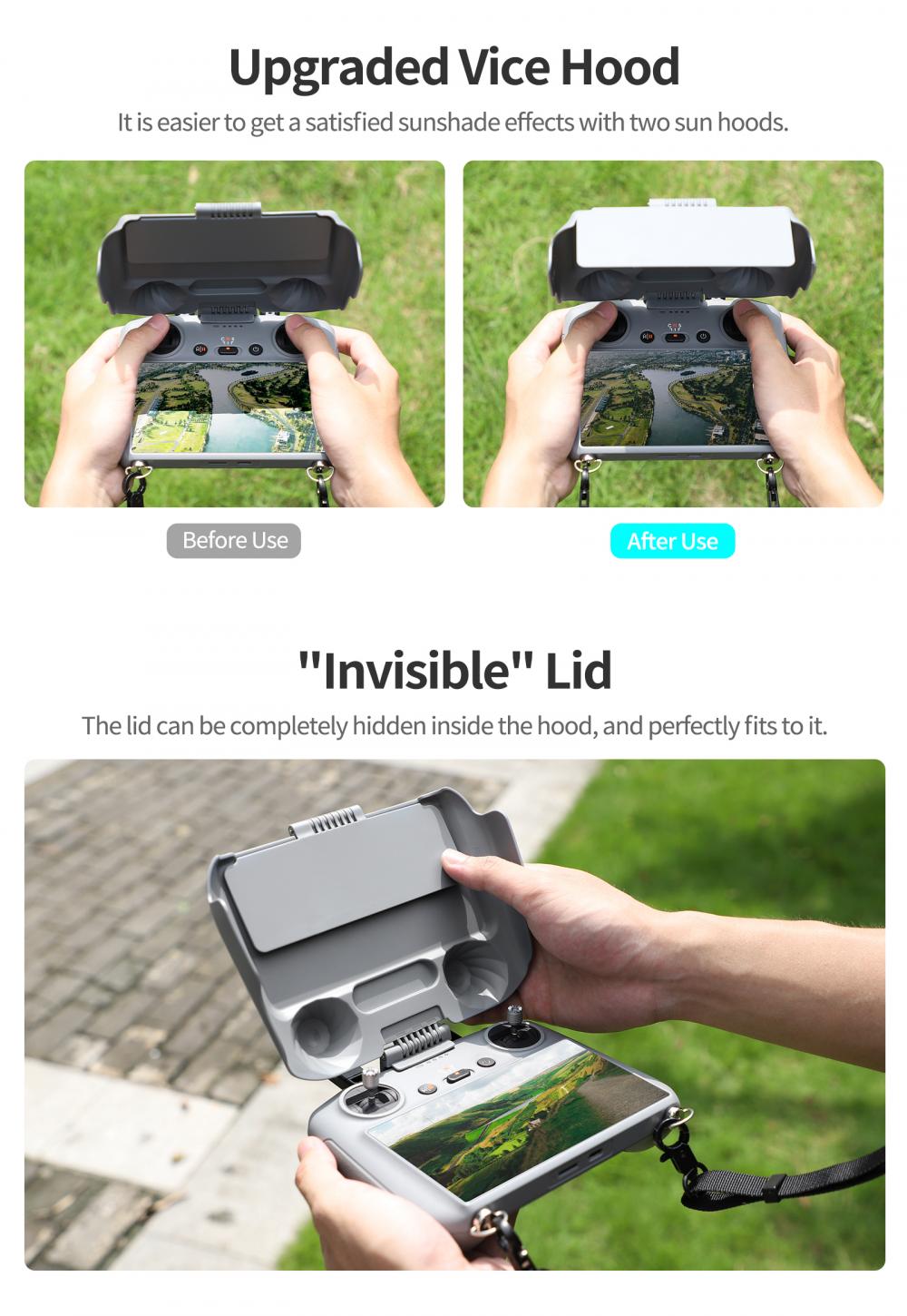 เปลือกป้องกันหน้าจอ บังแดด สำห - Drone Dji Rc 2 บทวิจารณ์และราคา