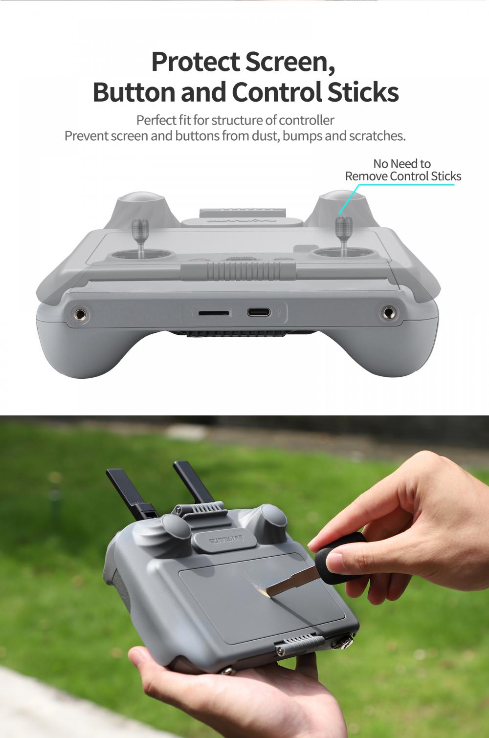 เปลือกป้องกันหน้าจอ บังแดด สำห - Drone Dji Rc 2 บทวิจารณ์และราคา