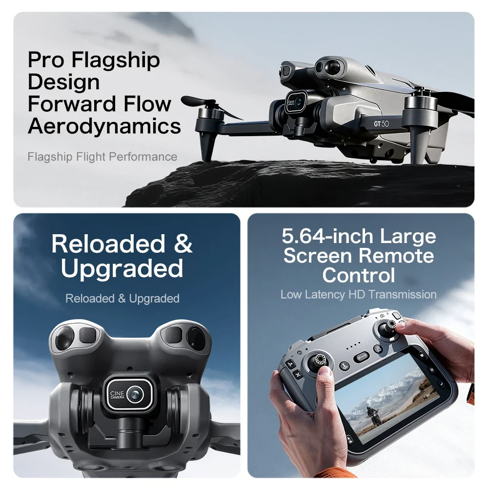 GT50 โดรน FPV ความละเอียด 4K/6 - Drone App Rc Fpv บทวิจารณ์และราคา
