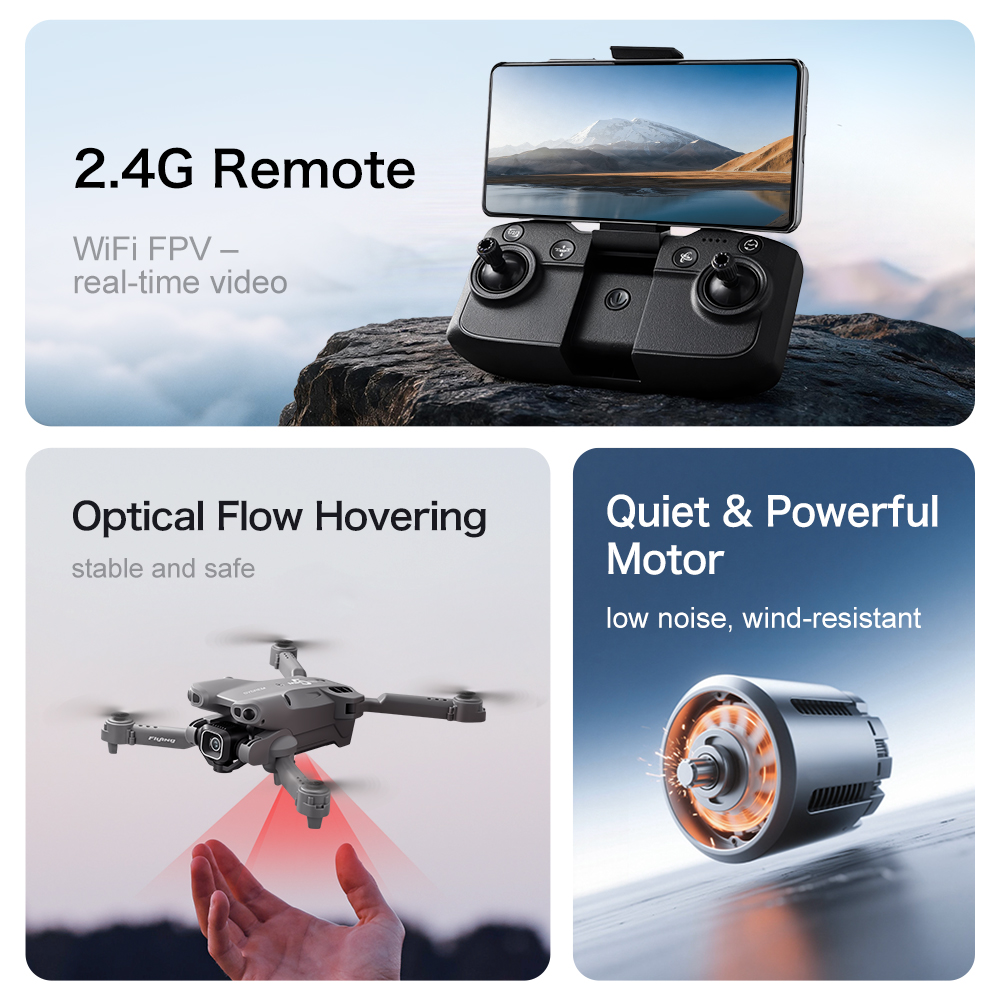โดรนรุ่นใหม่ GT50 กล้องคู่ 8K  - Drone Xiaomi Rc บทวิจารณ์และราคา