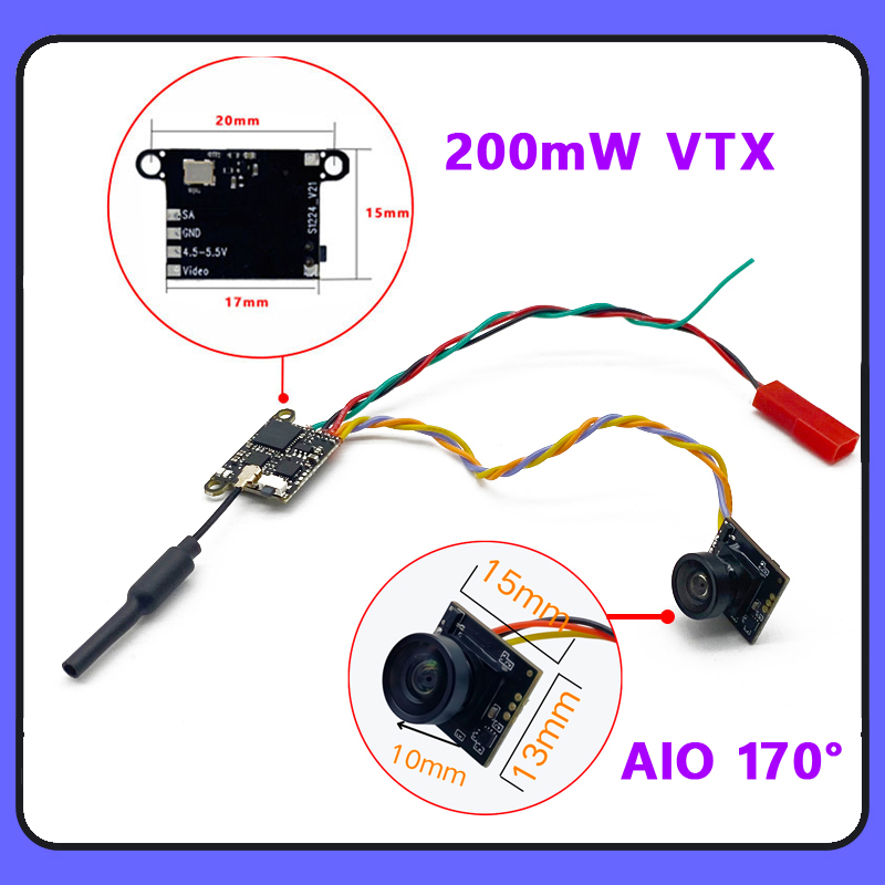 SLONWAKE 5.8G 1200TVL กล้อง FP - Drone Rc Toy บทวิจารณ์และราคา