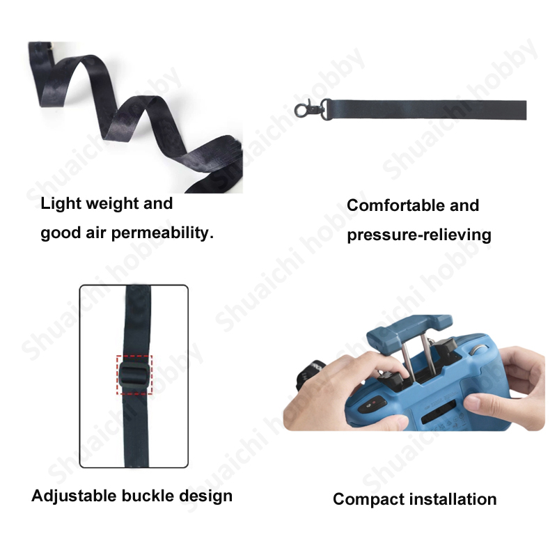 1PCS รีโมทคอนโทรลสายคล้องคอแบบ - Drone Rc Lanyard บทวิจารณ์และราคา